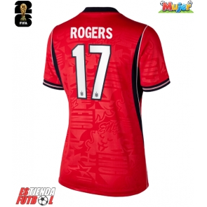 Inglaterra Morgan Rogers #17 Segunda Equipación Mujer Mundial 2026 Manga Corta